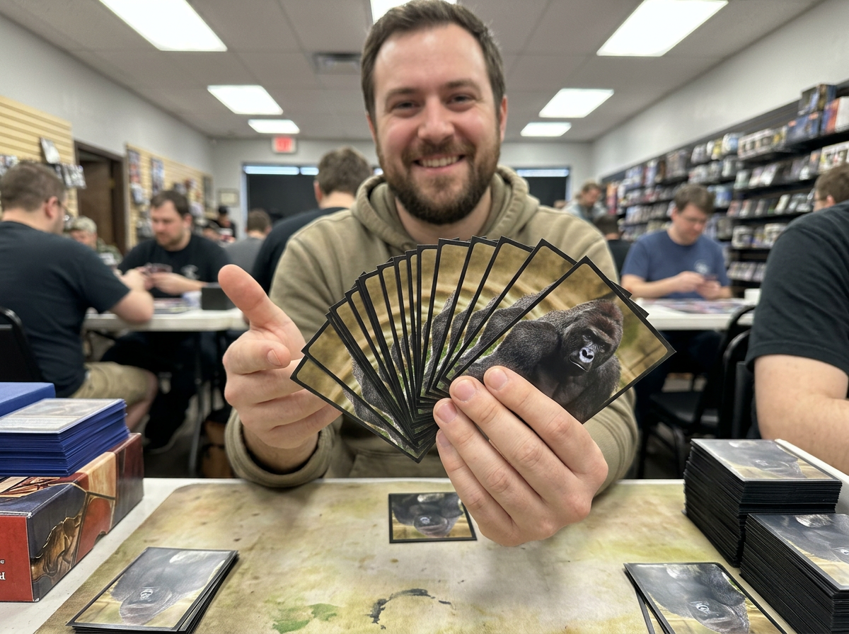 Badger Den TCG custom TCG playmats, sleeves, deck boxes and slab cards